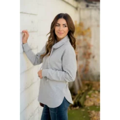 Micro Quilted Cowl Neck -Women's Clothing Store BB 1525 b53d68b7 064d 4f4e b415 21123db9e3dd