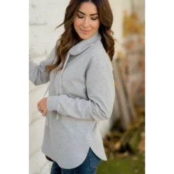 Micro Quilted Cowl Neck -Women's Clothing Store BB 1527 a301b6b6 ca2a 4827 b060 e5ebcd737ee4