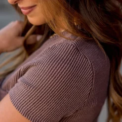 Ribbed Pocket Tee -Women's Clothing Store BB 1531 49629cb8 9dbb 4781 a686 194ee6e9175a 316827