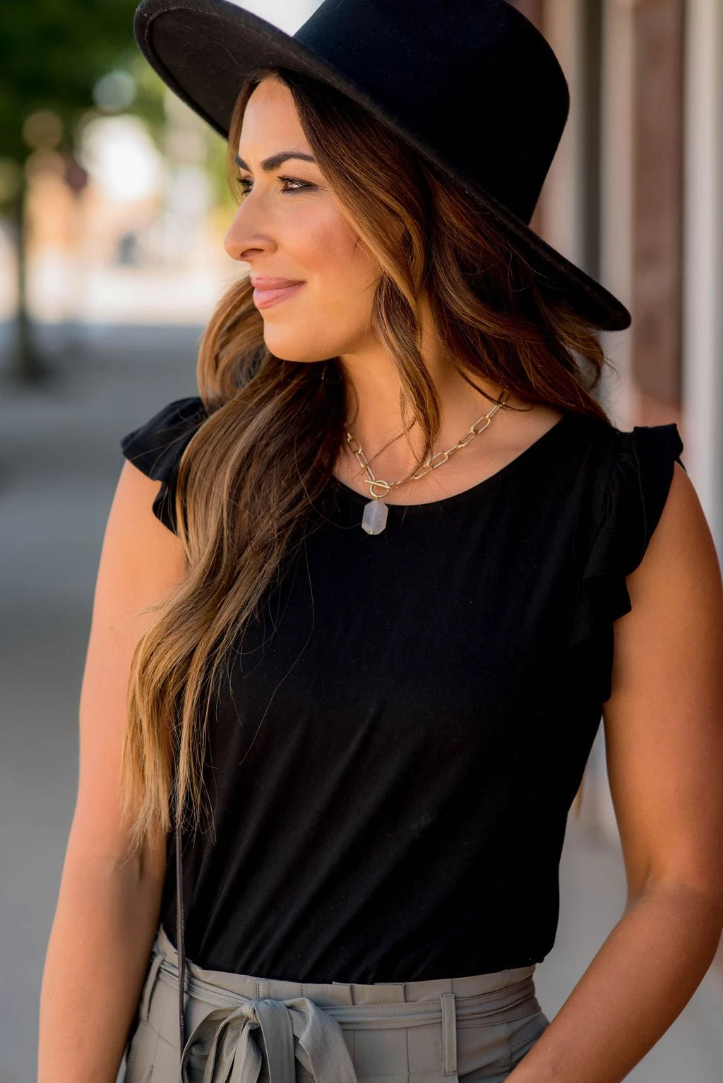 Super Soft Flutter Sleeve Tee 12 Super Soft Flutter Sleeve Tee - Image 12