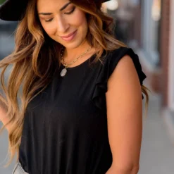 Super Soft Flutter Sleeve Tee 32 Super Soft Flutter Sleeve Tee -Women's Clothing Store BB 1549 0f8f122d 111a 479d bf73 a58214580837 712232