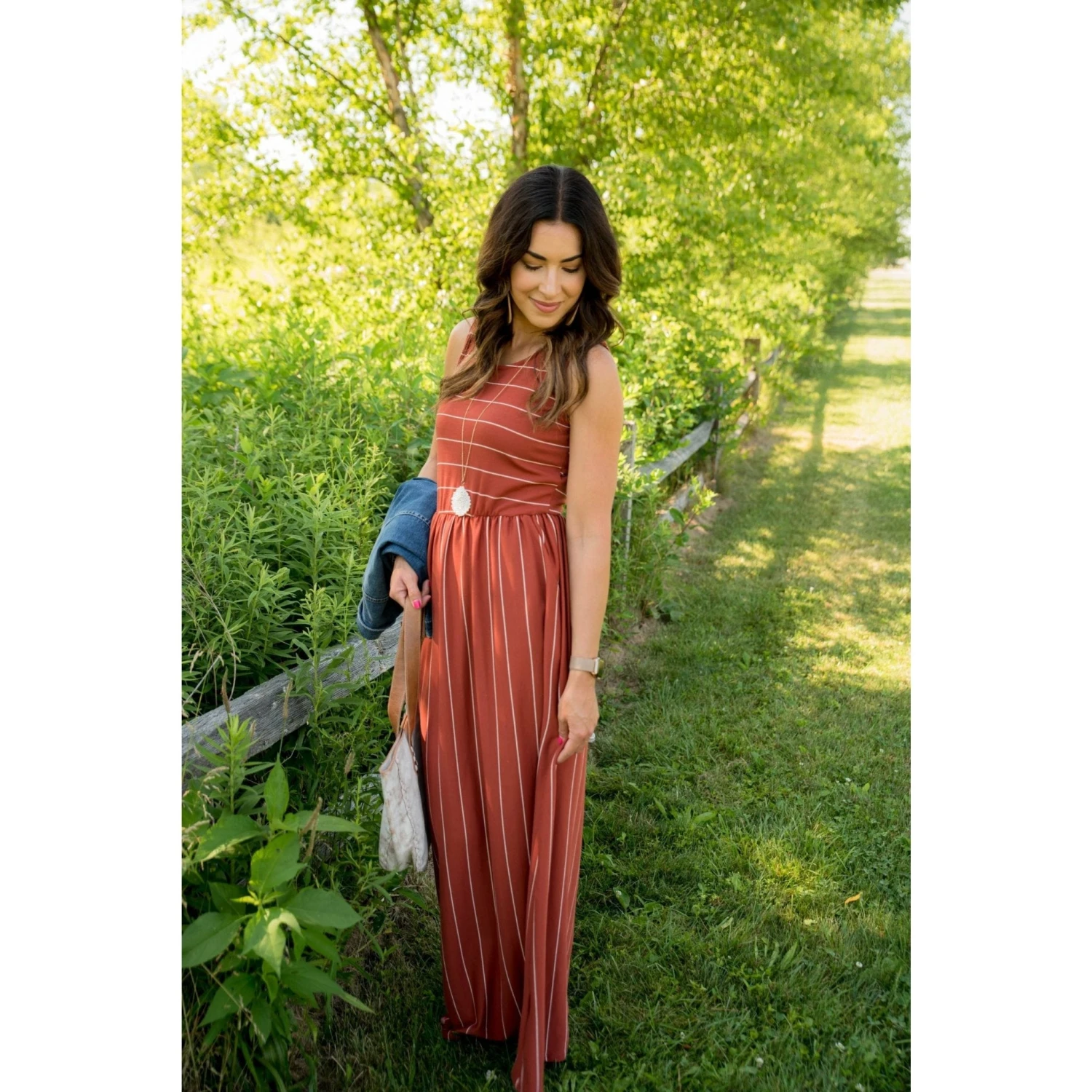 Striped Sleeveless Maxi 5 Striped Sleeveless Maxi - Image 5