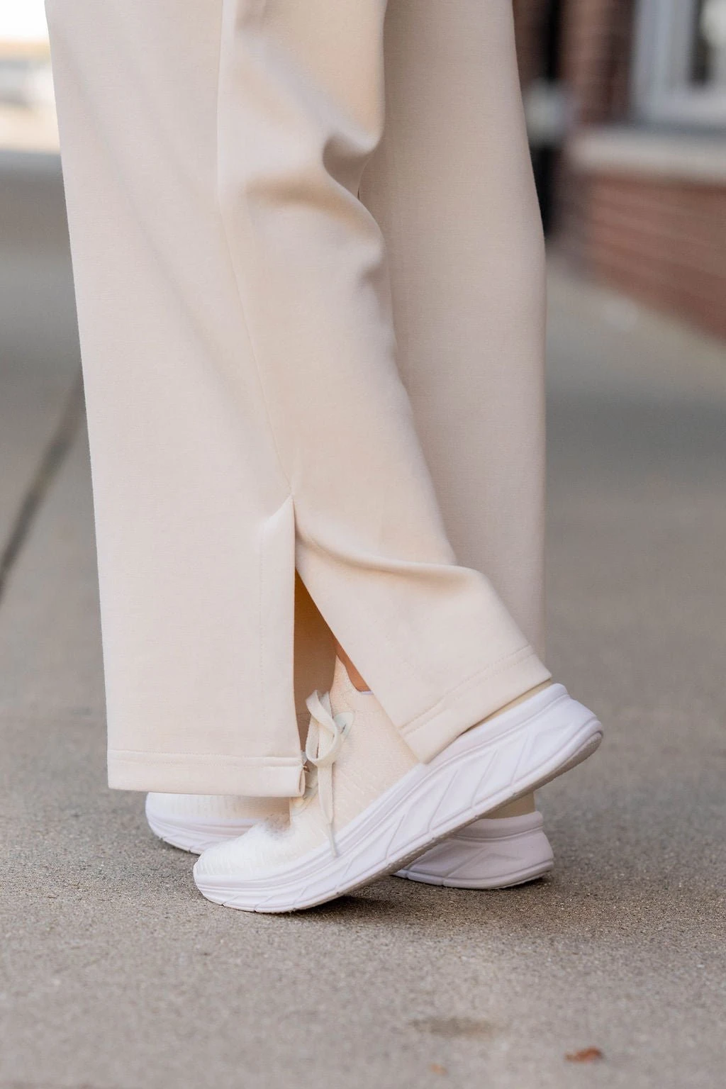 Side Slit Flare Drawstring Pants 12 Side Slit Flare Drawstring Pants - Image 12