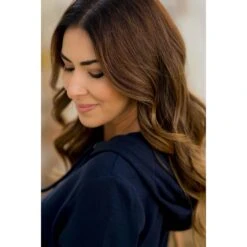 Betsey's Leather Accented Hoodie -Women's Clothing Store BB 1599 814d0b72 f361 497b bd95 7fb035075654