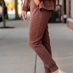 Lightly Ribbed Drawstring Joggers 18 Lightly Ribbed Drawstring Joggers -Women's Clothing Store BB 1606 ef219b5a f378 4f7c 90d1 2ce1c34aee90 152730