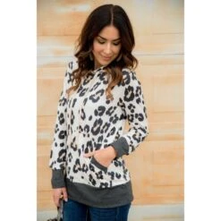 Solid Trim Leopard Print Hoodie 16 Solid Trim Leopard Print Hoodie -Women's Clothing Store BB 1623 6b937be7 3334 460e 9b6c 9faa50cae8a0