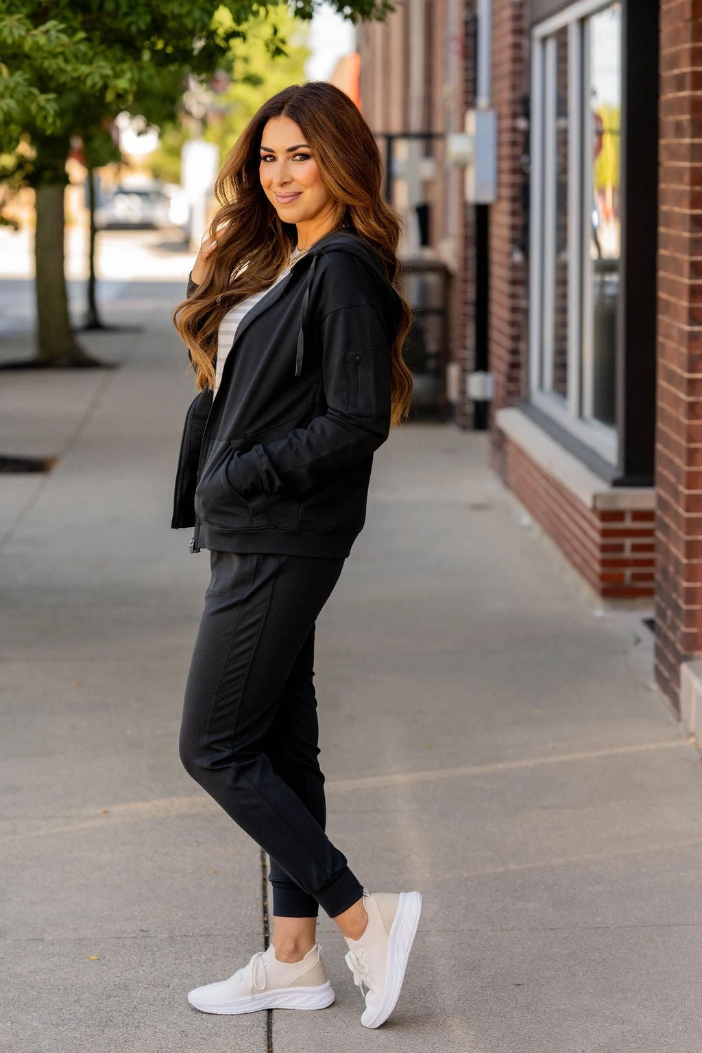 Lightly Ribbed Drawstring Joggers 9 Lightly Ribbed Drawstring Joggers - Image 9