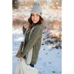 Mixed Knit Cardigan -Women's Clothing Store BB 1635 35a7ad3e 84b1 42f6 9ca0 a33d5605b6df