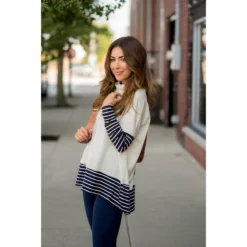 Cowl Neck Accent Tunic Sweatshirt -Women's Clothing Store BB 1647 30b06ea0 4384 42df a17f 66107550bef4