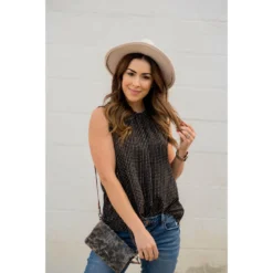 Printed Ruffle Sleeve Cinch Neck Tank 32 Printed Ruffle Sleeve Cinch Neck Tank -Women's Clothing Store BB 1675 dc322a6f fc30 4397 ab0e d725dd01a19a