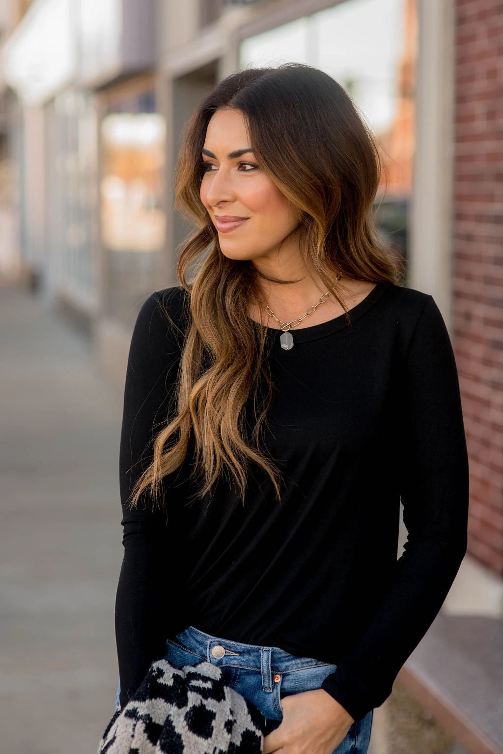 Betsey's Long Sleeve Basic Tee 3 Betsey's Long Sleeve Basic Tee - Image 3