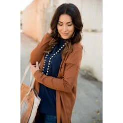 Scalloped Back Short Sleeve Shirt -Women's Clothing Store BB 1729 1