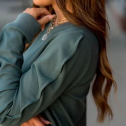 Wavy Seamed Sweatshirt 25 Wavy Seamed Sweatshirt -Women's Clothing Store BB 1738 6f1a0a62 7373 4d25 bc7b a36c09371285 808315