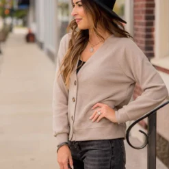 So Soft Relaxed Button Cardigan -Women's Clothing Store BB 1746 897477