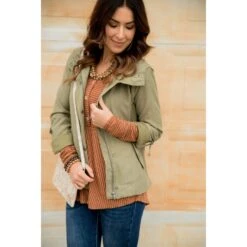 Triple Button Striped Peplum Tee -Women's Clothing Store BB 1747 5249522b a2fa 48e6 a1f6 47538773c7fb