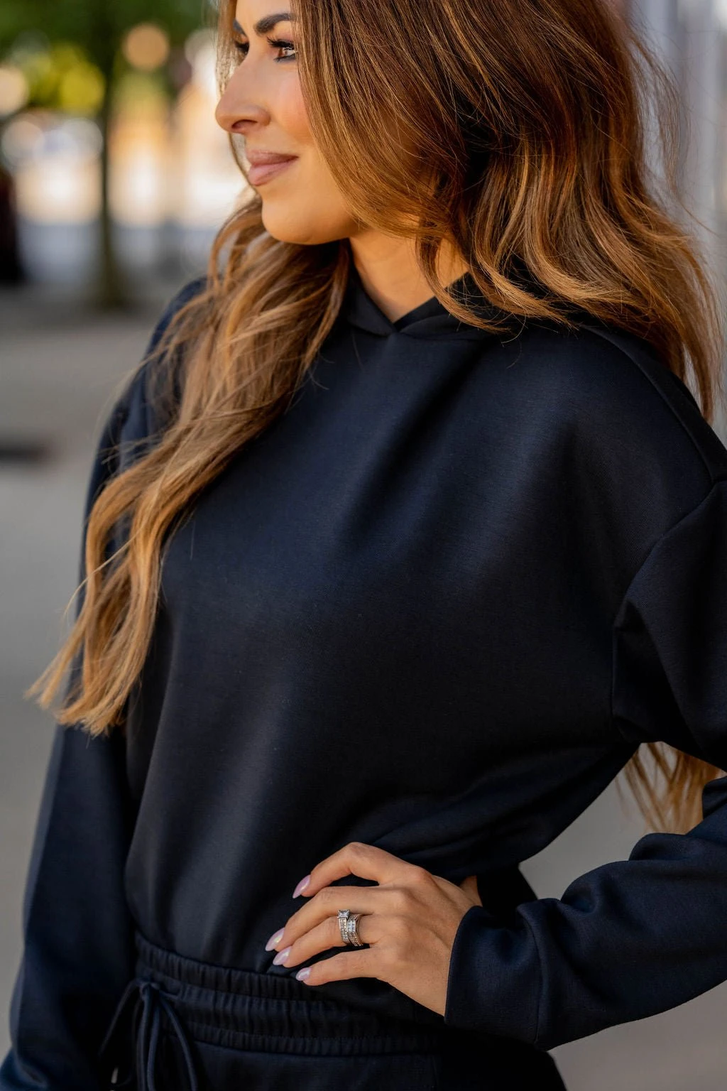 Cropped Hooded Sweatshirt 10 Cropped Hooded Sweatshirt - Image 10