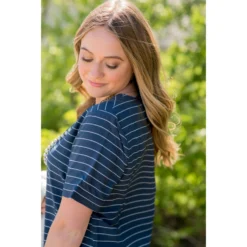 Textured Striped Blouse 13 Textured Striped Blouse -Women's Clothing Store BB 1763 aca49e71 bad0 4685 8d2e 1638f8f836f7