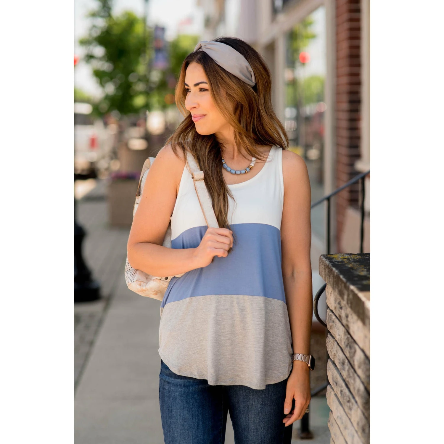 Trio Blocked Tank 1 Trio Blocked Tank