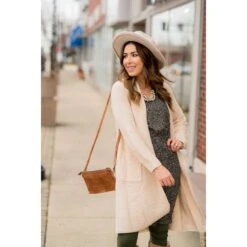 Ribbed Texture Cardigan -Women's Clothing Store BB 1784 f712f2b7 1f30 4bcd 92cb 44c7280cd186