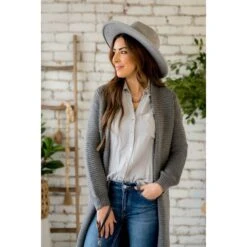 Ribbed Texture Cardigan -Women's Clothing Store BB 1801 962f06fc c688 40a8 922d 4231539d0494