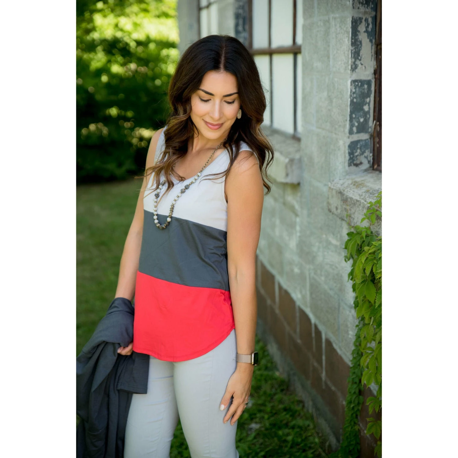 Trio Blocked Tank 2 Trio Blocked Tank - Image 2