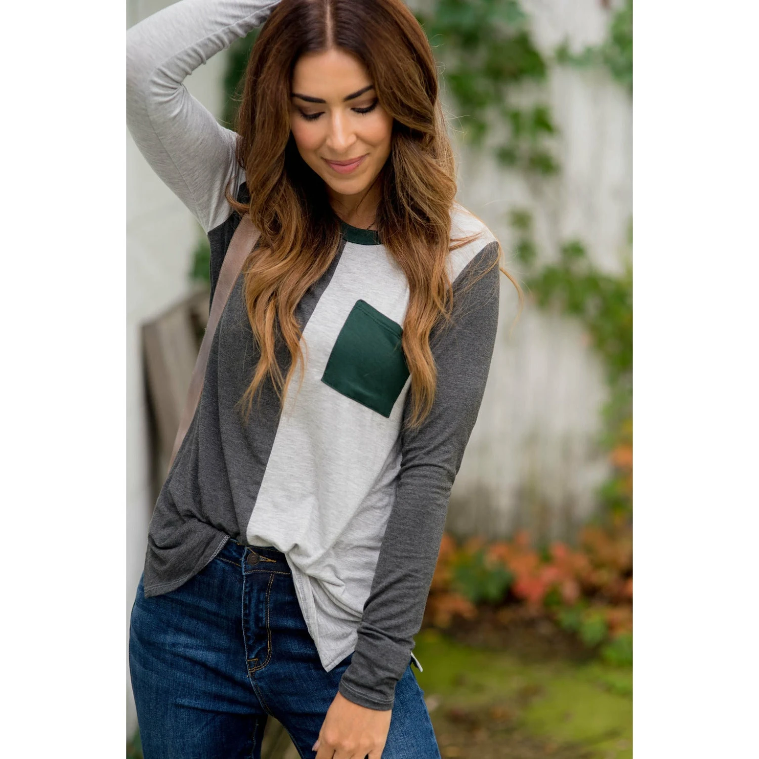 Sassy Split Pocket Tee 2 Sassy Split Pocket Tee - Image 2