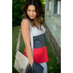 Trio Blocked Tank 15 Trio Blocked Tank -Women's Clothing Store BB 1824