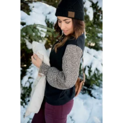 Cheetah Puffy Sleeve Solid Sweater -Women's Clothing Store BB 1832