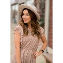 Mini Dot Ruffle Sleeve Dress -Women's Clothing Store BB 1841 f7c78579 c773 451b a089 03d7415da143