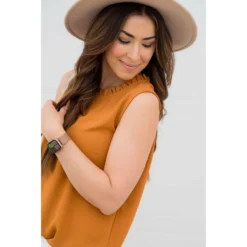 Betsey's Cinched Neck Tank -Women's Clothing Store BB 1844 5354b604 2c8f 4d47 898b db8fabcf42b8