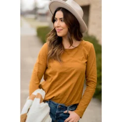 Cotton Slub Long Sleeve Tee -Women's Clothing Store BB 1859 2a3d073a e4f5 4df2 a0f6 8740bf360f66