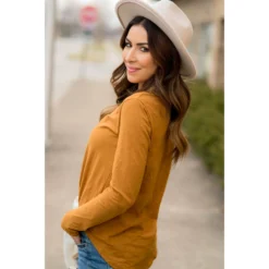 Cotton Slub Long Sleeve Tee -Women's Clothing Store BB 1862 1edea321 e2c7 4532 b9e6 3f695ed4ef28