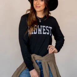 Midwest Long Sleeve Graphic Tee 19 Midwest Long Sleeve Graphic Tee -Women's Clothing Store BB 1870 4feb052d 6b49 4b79 9d68 3caf38c51a02 682149