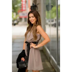 Sleeveless Tie Dress -Women's Clothing Store BB 1886 c4ca867b 6155 445f 94f5 63da860b1d9e