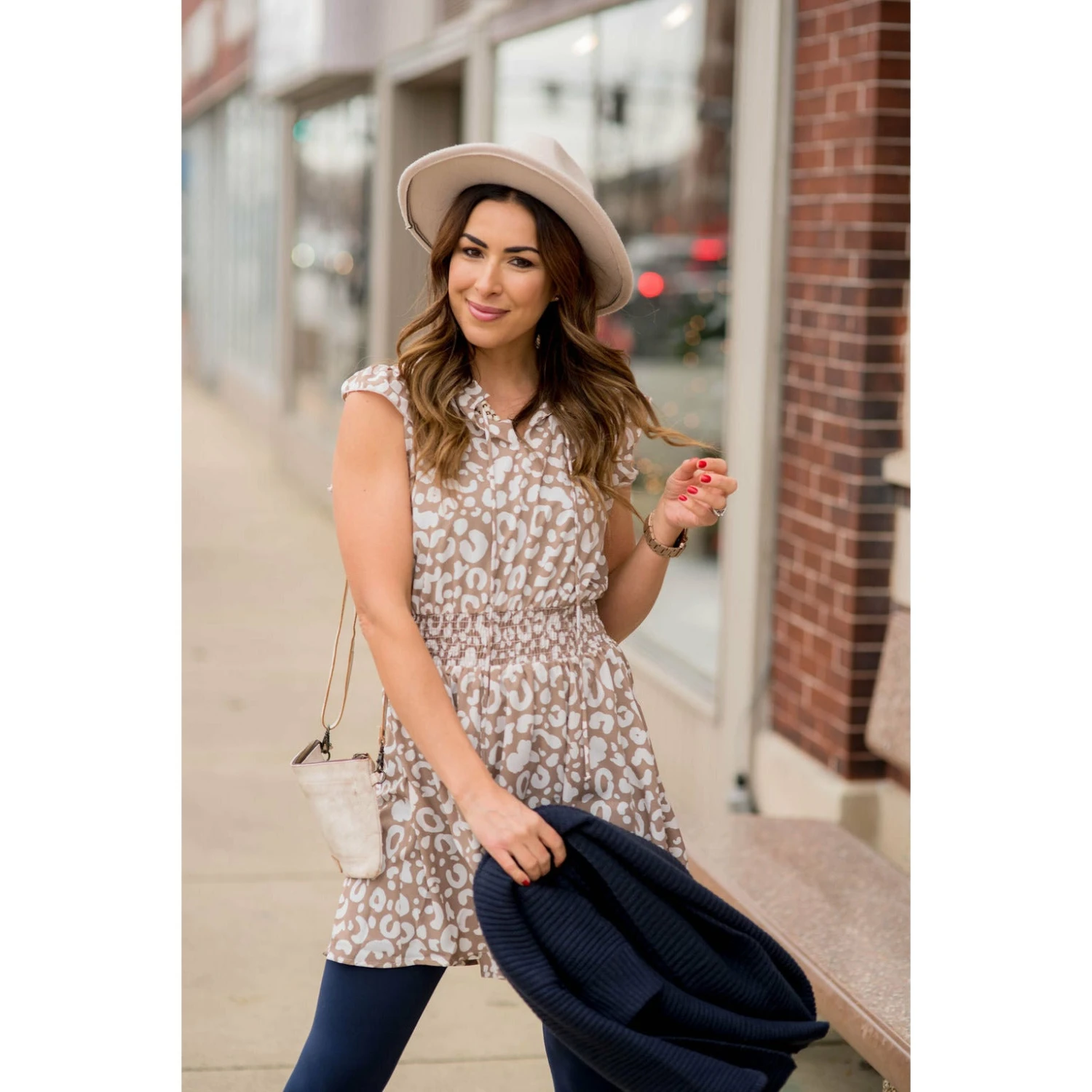 Leopard Drawstring Dress 18 Leopard Drawstring Dress - Image 18