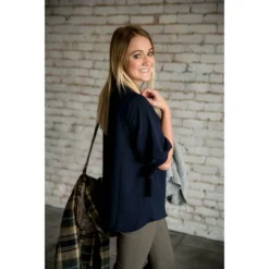 Bow Accent Blouse -Women's Clothing Store BB 1904 f95f03cd 5cb3 40d1 bf9e b2bed83fa752