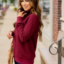 Quilted Button Accent Pullover -Women's Clothing Store BB 1919 725b5f9f 9fdb 445a 8421 10486e9750bc 249787