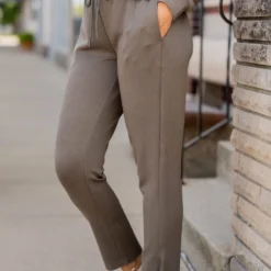 Zipper Bottom Drawstring Pants -Women's Clothing Store BB 1941 e8d59e5c d03b 47dd 9be7 869229276e39 995563