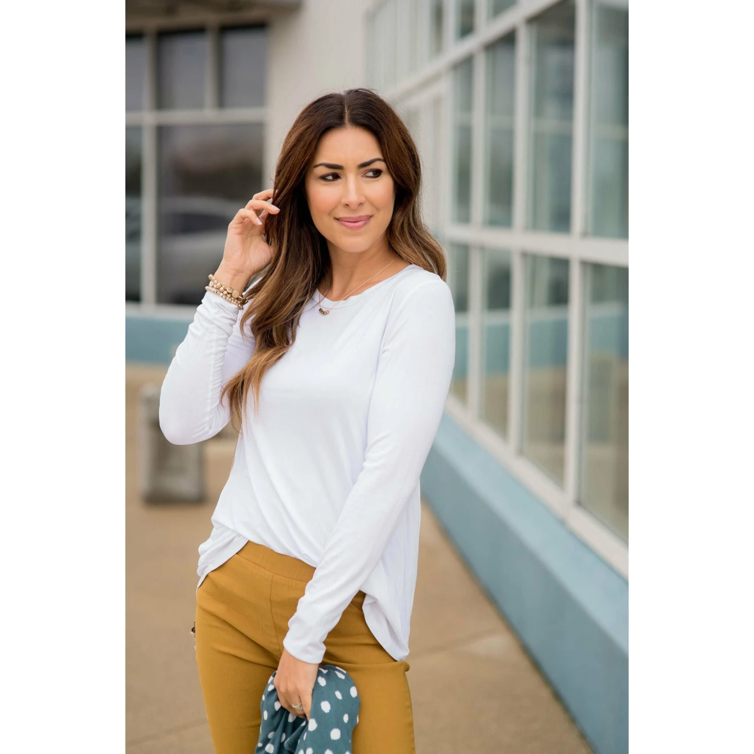 Betsey's Long Sleeve Basic Tee 6 Betsey's Long Sleeve Basic Tee - Image 6