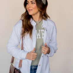 Basic Raw Edge Shacket -Women's Clothing Store BB 1997 0798d07d 7f24 4c75 a682 64d9c3f21564 246734