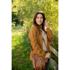 Knitted Detailed Sleeve Cardigan -Women's Clothing Store BB 1999 152873