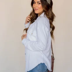 Basic Raw Edge Shacket -Women's Clothing Store BB 2008 5185035e 21e8 41f0 8eac dd0b879bdf26 420966