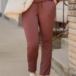 Zipper Bottom Drawstring Pants -Women's Clothing Store BB 2015 27ba7969 55f4 4ce3 b570 ec886fa0dd5f 922932