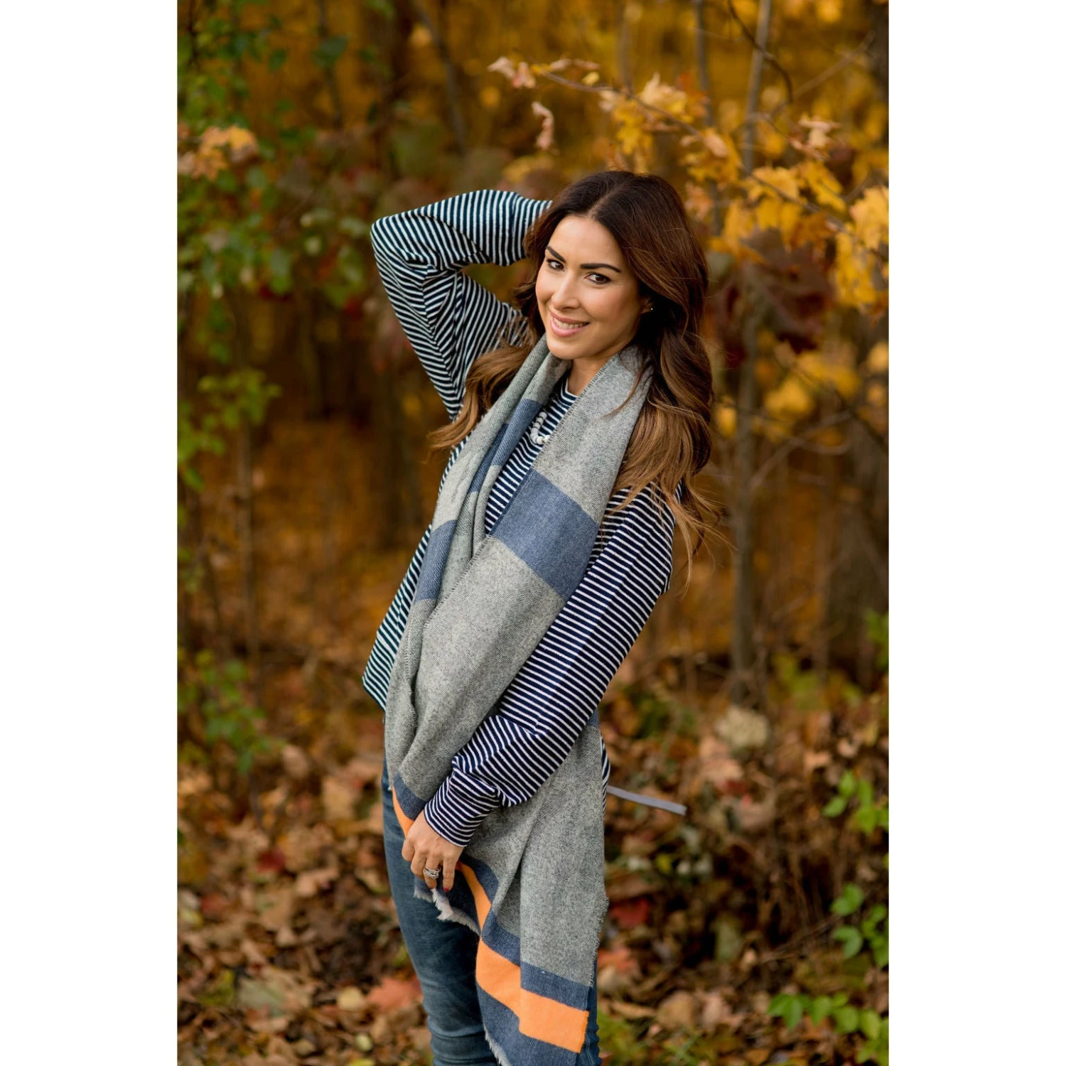 Snazzy Blocked Camo Blanket Scarf 10 Snazzy Blocked Camo Blanket Scarf - Image 10