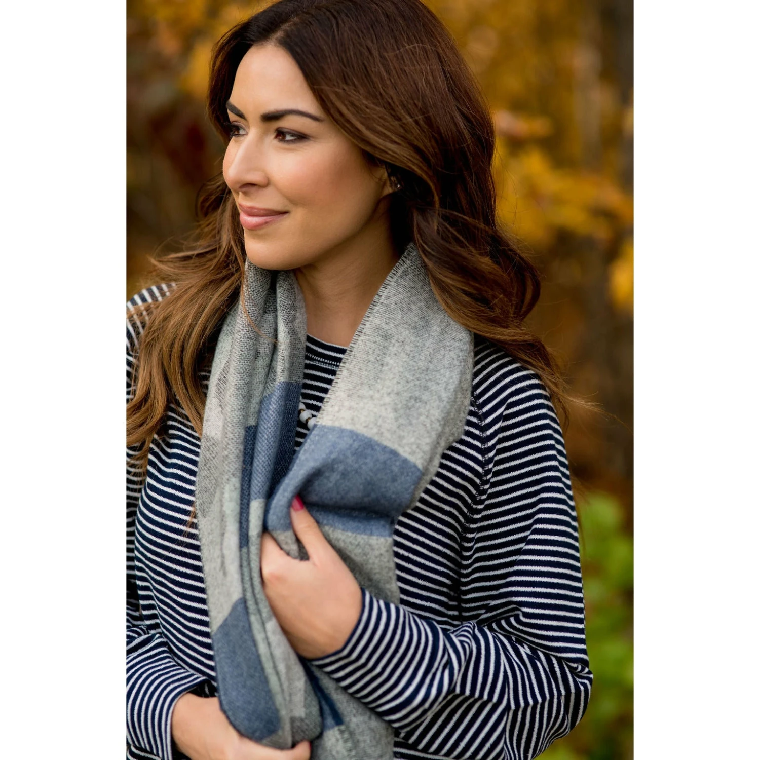 Snazzy Blocked Camo Blanket Scarf 12 Snazzy Blocked Camo Blanket Scarf - Image 12