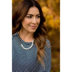 Sassy Side Split Striped Sweatshirt -Women's Clothing Store BB 2056 b1349c76 fa45 4a2f 9112 7e74a98ef670