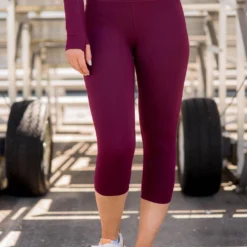 Basic Cropped Active Leggings -Women's Clothing Store BB 2058 372350