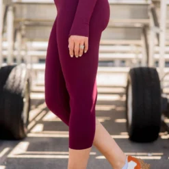 Basic Cropped Active Leggings -Women's Clothing Store BB 2062 410783