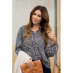Pop Of Color Leopard Blouse -Women's Clothing Store BB 2084 85ac4251 19c6 4bdc 984e 50c0684ca6e5