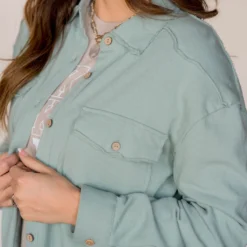 Basic Raw Edge Shacket -Women's Clothing Store BB 2089 f655a1c5 be62 41f0 a716 80bb1a11533d 977571